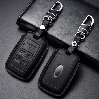 

Luxury Genuine Leather Car Key Cover Case for Land Rover Range Rover Evoque Discovery Sport 5 2018 2019