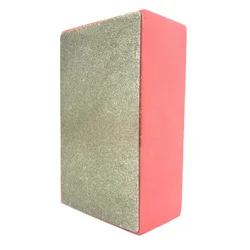 Tampon de polissage à la main diamant grain 120 95x55x30mm, pour carreaux de céramique, verre, bord de marbre, fraise en acier, meulage de Surface rugueuse de forme spéciale 