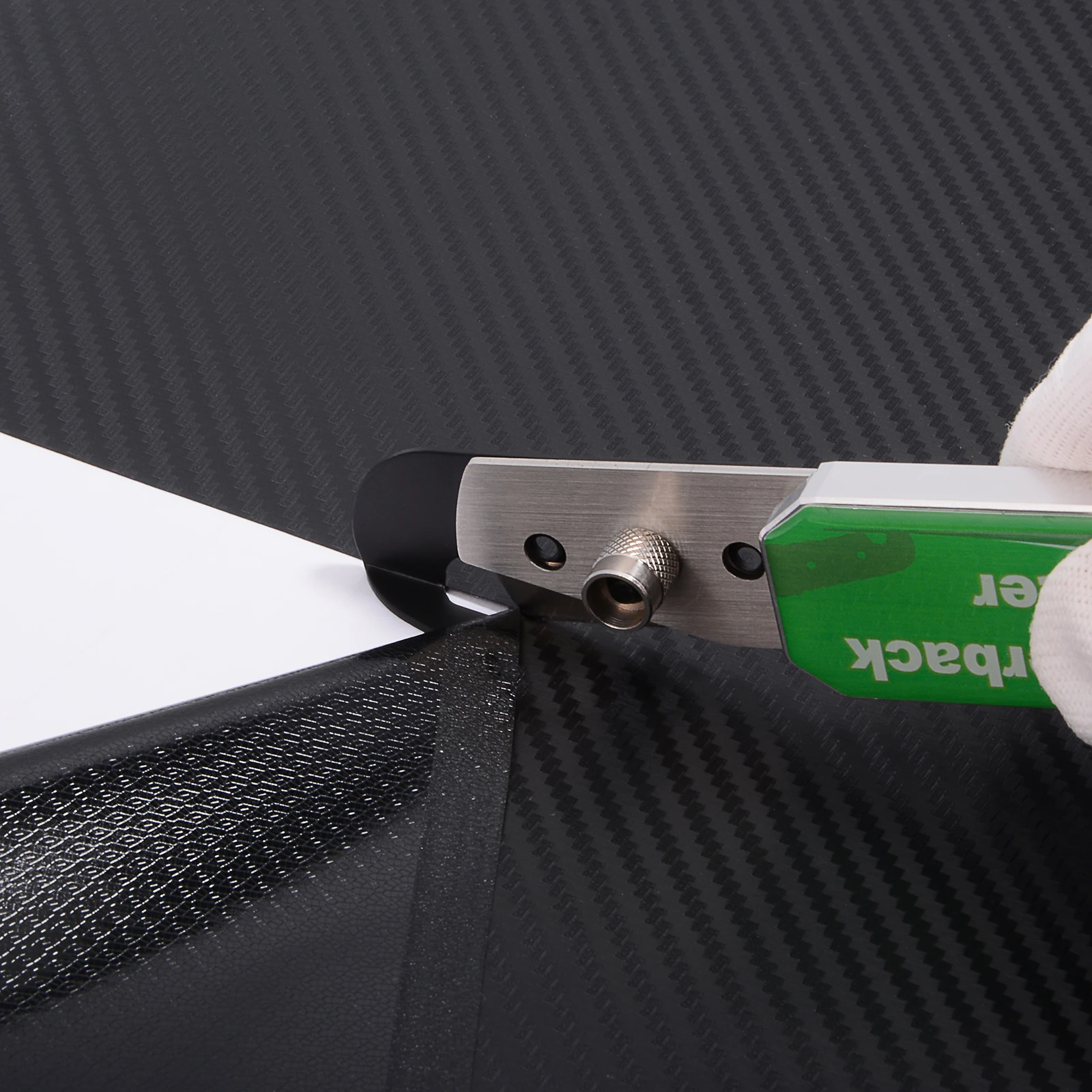 FOSHIO Car Vinyl Wrap Decals Stickers Cutter+10pcs Blade Paperback Slitter DIY Art Knife Window Tint Foil Film Cutting Tools Kit