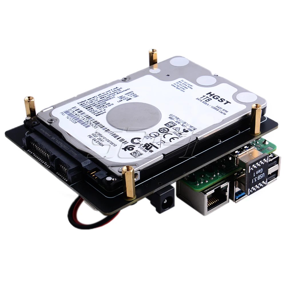  ¡52Pi nueva versión Raspberry X825 25 pulgadas SATA HDD/SSD de almacenamiento para tarjeta de expan