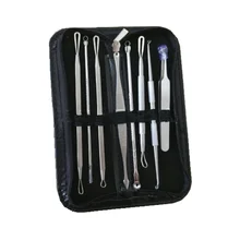 8 шт., профессиональный набор инструментов для удаления черных точек из нержавеющей стали, инструмент для удаления черных точек и угрей