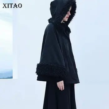 

XITAO Solid Covered Button Jacket Women 2020 Autumn Winter Casual Fashion New Style Temperament All Match Women Clothes DZL2111