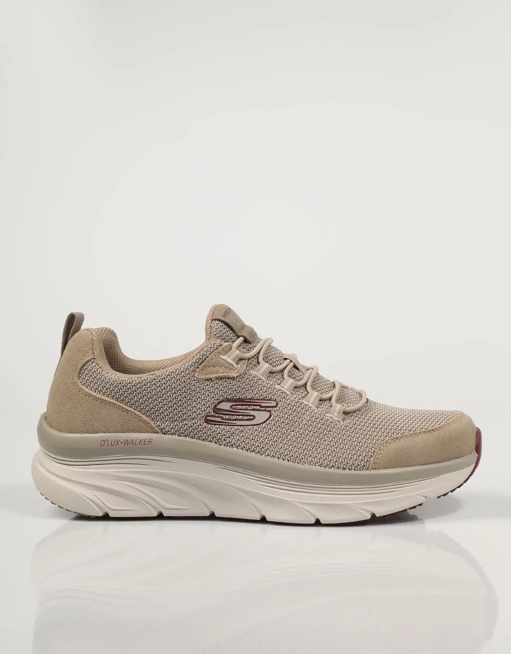 SKECHERS D LUX WALKER TAUPE SNEAKERS Beige canvas SNEAKERS Man Shoes Casual Fashion 76251 _ AliExpress Mobile