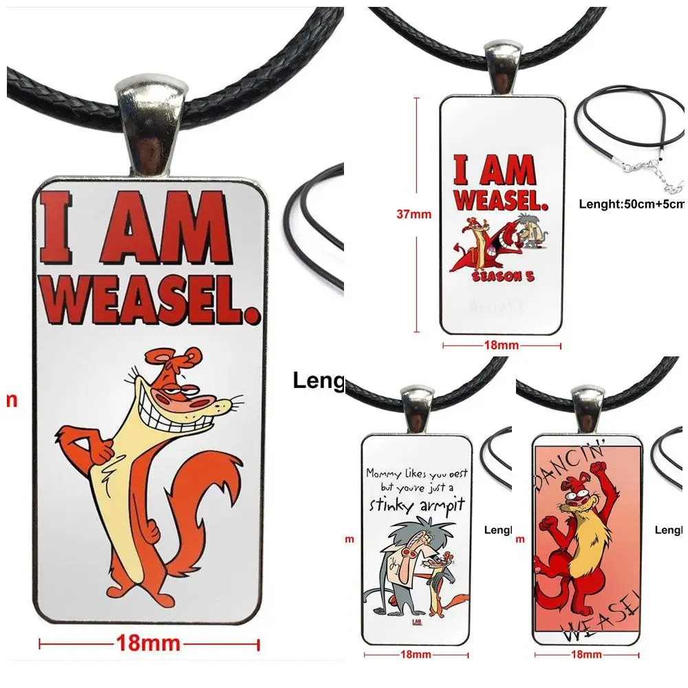 Аниме мультфильм фильм I Am Weasel Дизайн Модные Винтажные стеклянные женские