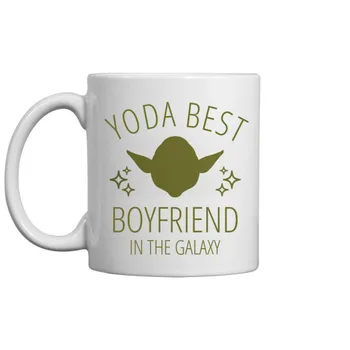 

Yoda Best Boyfriend Jedi Gift: 11oz Ceramic Coffee Mug the night before christmas grandparents gifts Dropshipping