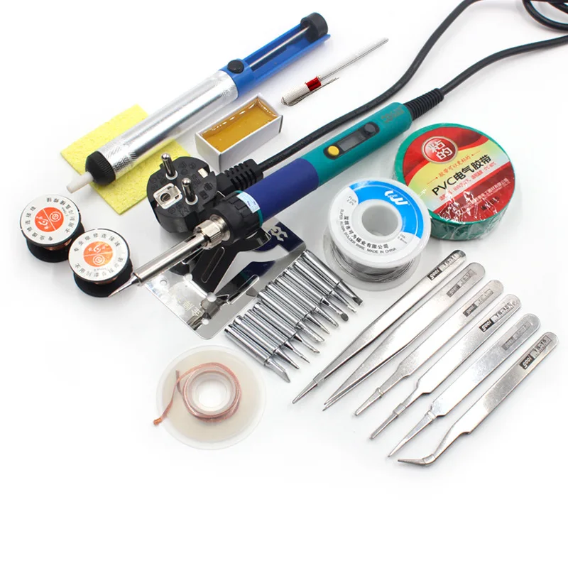 

936d Plug with Numbers Liquid Crystal Display Thermostat Electric Iron 110V 220V 60W Ceramic Heater