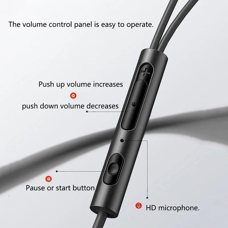 Gaming Earbuds 3 5mm Jack E Sports Headset Gamer Noise Cancelling Stereo Wired Metal Earphone with Detachable Mic for Phone PC