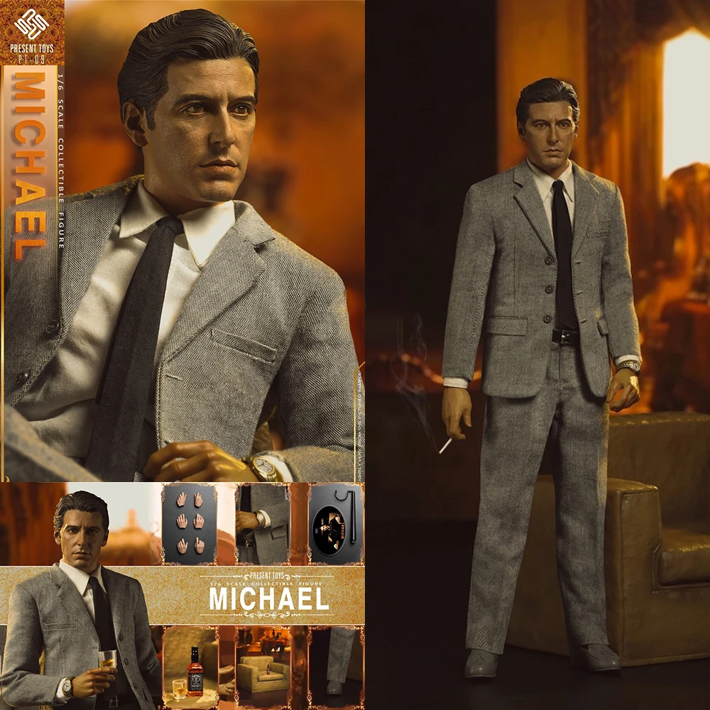 PRESENT TOYS 1:6 The second Mob Boss Michael Corleone Al Pacino Action Figure