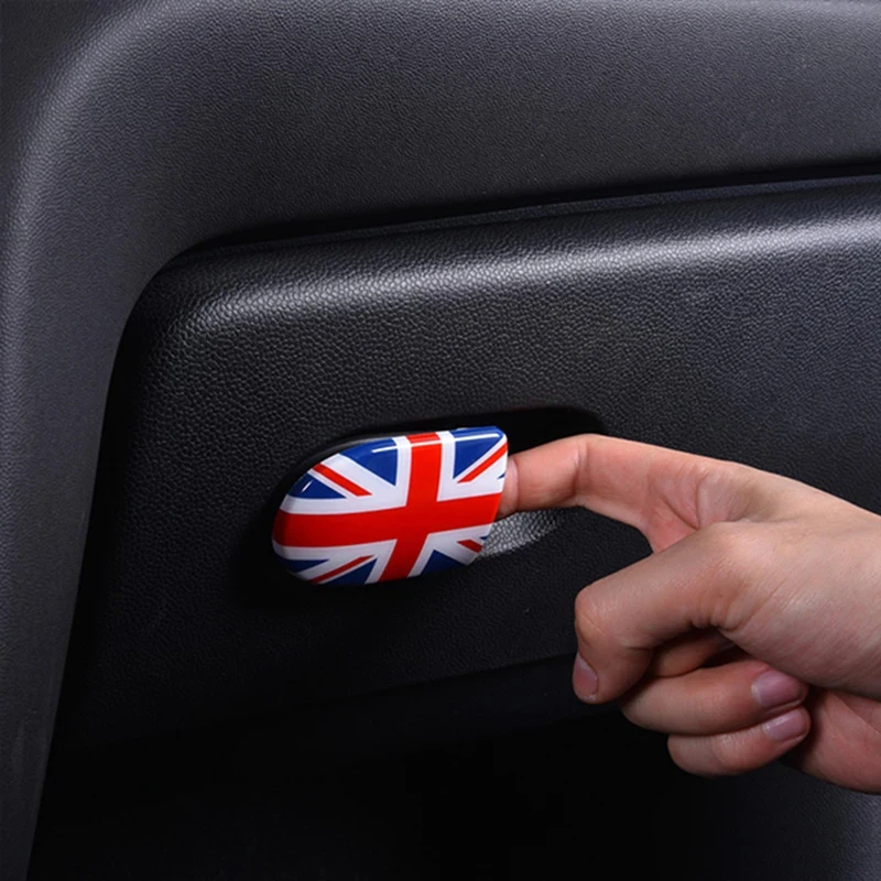Автомобильный ящик для хранения ручка кнопка крышка украшение наклейка MINI Clubman