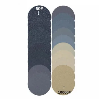 

50pcs 3inch 75mm Silicon Carbide Abrasive Paper 600-10000 Grit Sand Disc