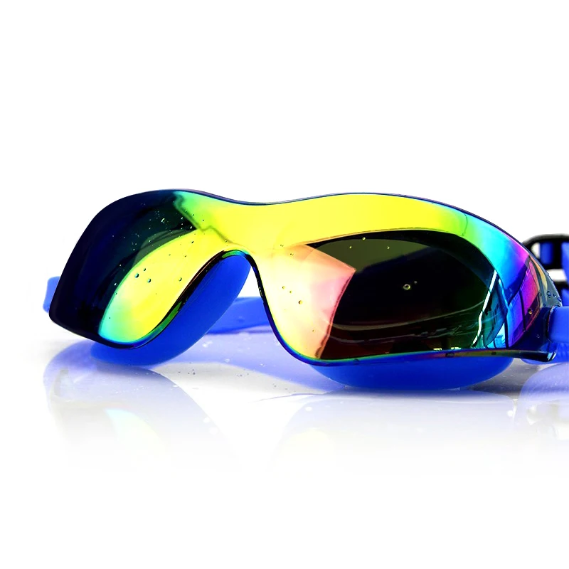Large Frame Swimming Goggles Plating Swimming Glasses Anti-fog Waterproof UV Protection Professional Swim Glasses for Men Women