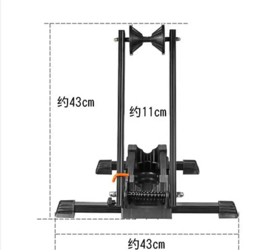 

Portable Single Bar, Parallel Bars Bicycle Rack Mountain Bike Maintenance Support Frame Road Bike Showing Stand