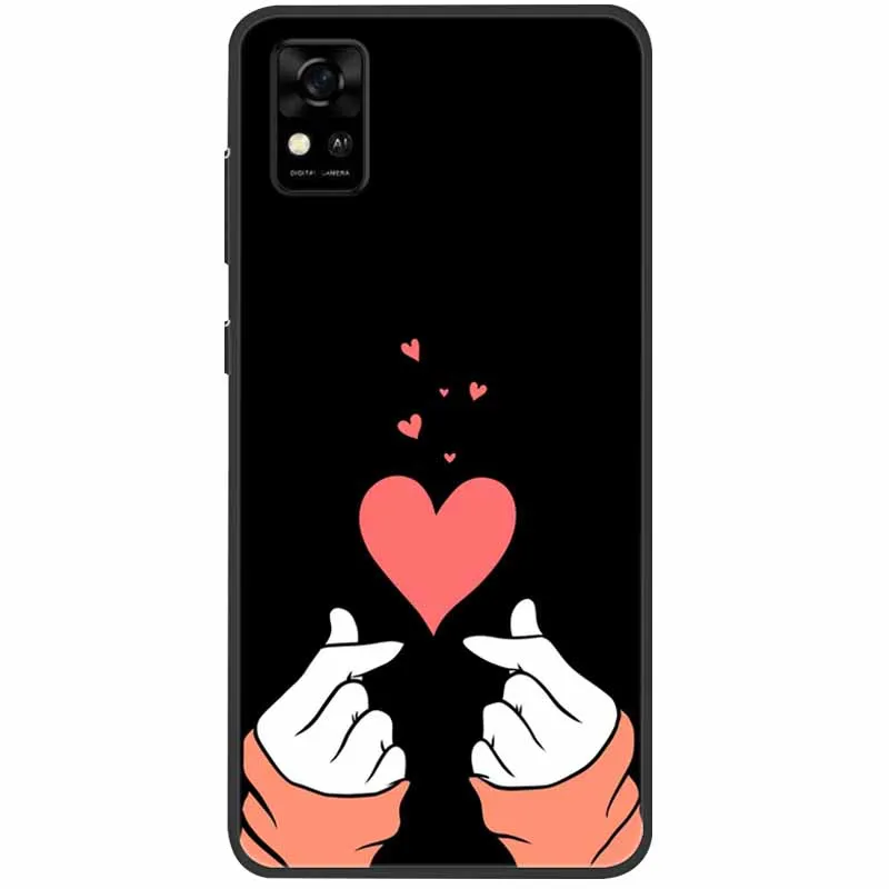 Cat Lion Print TPU Silicone Phone Cover