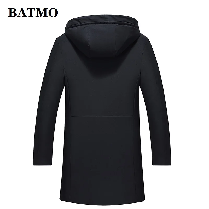 BATMO Новое поступление зимние высококачественные мужские парки с капюшоном, мужские зимние куртки с капюшоном HLF8807