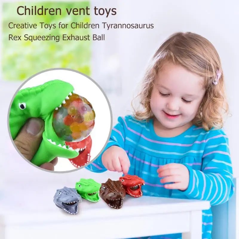 Детский игрушечный динозавр для снятия стресса анти-стресс игрушка цвет в ассортименте саморегулирование снятия стресса