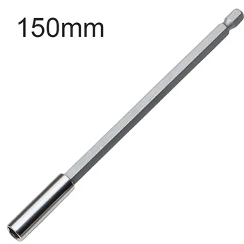

4pcs Hex Quick Release Screwdriver Bit Holder Extension Rod 60/75/100/150mm Tool