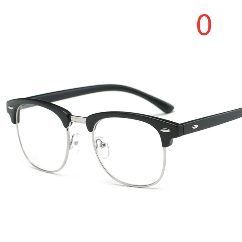 GLTREE Rice Frame очки для близорукости мужские деловые очки для близорукости короткие очки женские черные очки градусов от 1,0 до 6,0 GN3 - Цвет оправы: GN3 Black