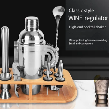 

Stainless Steel Cocktail Set Cocktail Shaker Mixer Drink Bartender Browser Kit Bar Accessories Cocktail Wine Bar Shaker