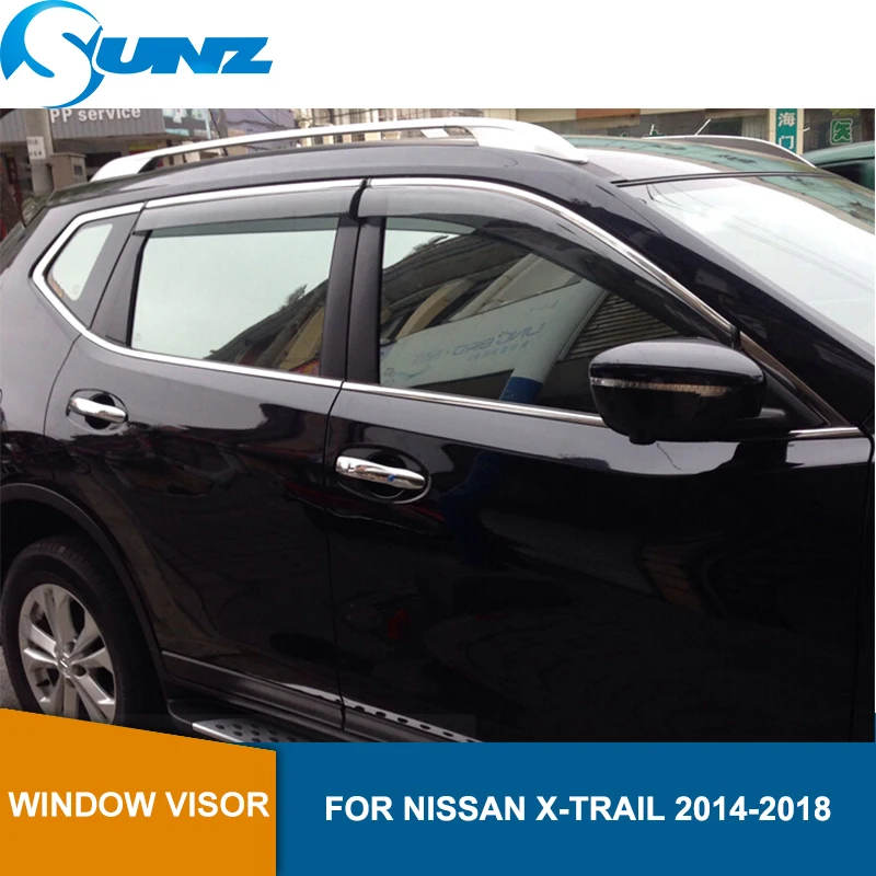 

Window Visor for NISSAN X-TRAIL 2014-2018 side window deflectors rain guards for NISSAN X-TRAIL 2014-2018 SUNZ