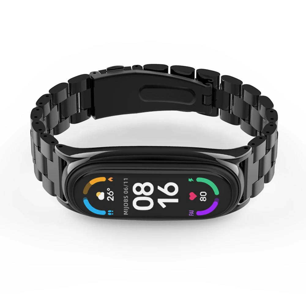 Elegant Stainless Steel Metal Strap Bracelet