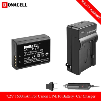 

bonacell 1600mAh LP-E10 LP E10 LPE10 Digital Camera Battery For Canon 1100D 1200D 1300D Rebel T3 T5 KISS X50 X70 Free shippi Z70