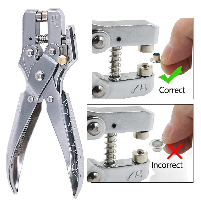 5mm Eyelet Installation Tool Set Iever Pliers Color Metal Air Hole Rivet Button Mold DIY Punching Accessories eyelet punch tool set,eyelet grommet ring,grommet eyelet kit,grommet punch tool,grommet tool kit,grommet tool,eyelet grommet dies,metal eyelet buttons