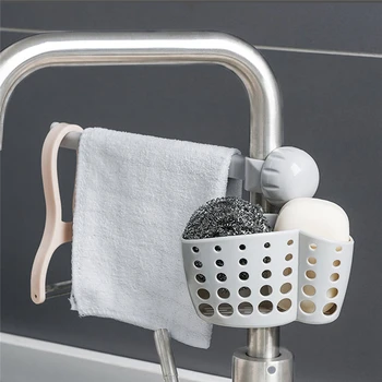 

Removable Faucet Drain Rack Set Kitchen Sink Storage Box Adjustable Kitchen Bathroom Sink Drain Bracket