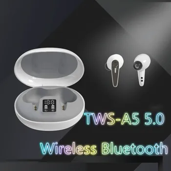 

New TWS-A5 Bluetooth 5.0 Headset with Microphone Touch Wireless Earpiece Noise Reduction Stereo Sports Game Head set