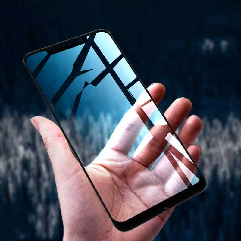 Для Xiaomi pocophone F1 стекло закаленное для защита экрана полное покрытие Защитное poco