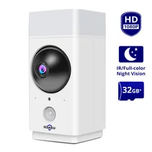 1080P Крытый WiFi камера беспроводной двойной светильник источник инфракрасный/Полноцветный ночной телевизор двунаправленный аудио Мобильный детектор