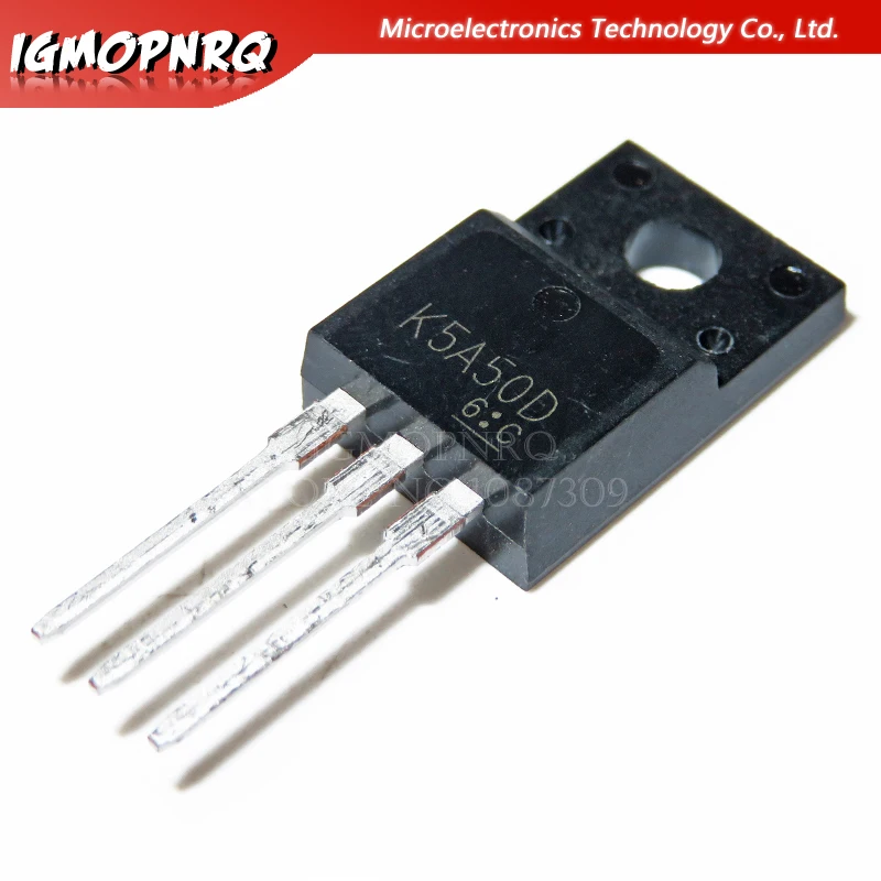 10 шт. K5A50D TK5A50D TO-220F 500V 5A новый оригинальный | Электронные компоненты и