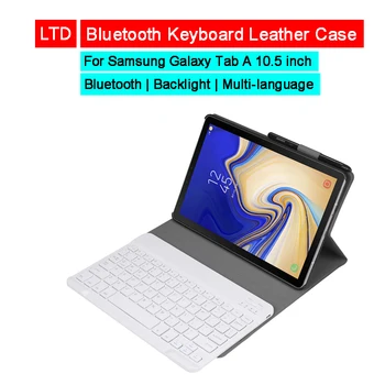 

Bluetooth Keyboard Case For Samsung Galaxy Tab A 10.5 inch T590 T595 Russian Arabic Hebrew Thai Korean Spanish French Keyboard