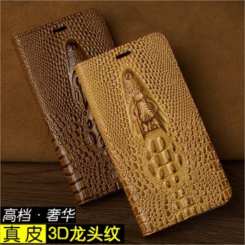 

New Genuine Leather crocodile Bracket Telefone Case For samsung galaxy A50 A70 A40 A20 Note 8 9 10 S8 S9 S10 plus phone Cover