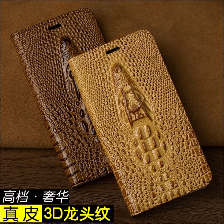 Новый чехол из натуральной кожи крокодила для samsung galaxy A50 A70 A40 A20 Note 8 9 10 S8 S9 S10