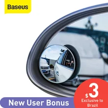 Baseus 2 шт. автомобиль 360 градусов HD слепое пятно выпуклое зеркало Авто зеркало заднего вида широкий угол автомобиля Парковка без оправы зеркала Baseus 2 шт. автомобиль 360 градусов HD слепое пятно выпуклое зеркало Авто зеркало заднего вида широкий угол автомобиля Парковка без оправы зеркала