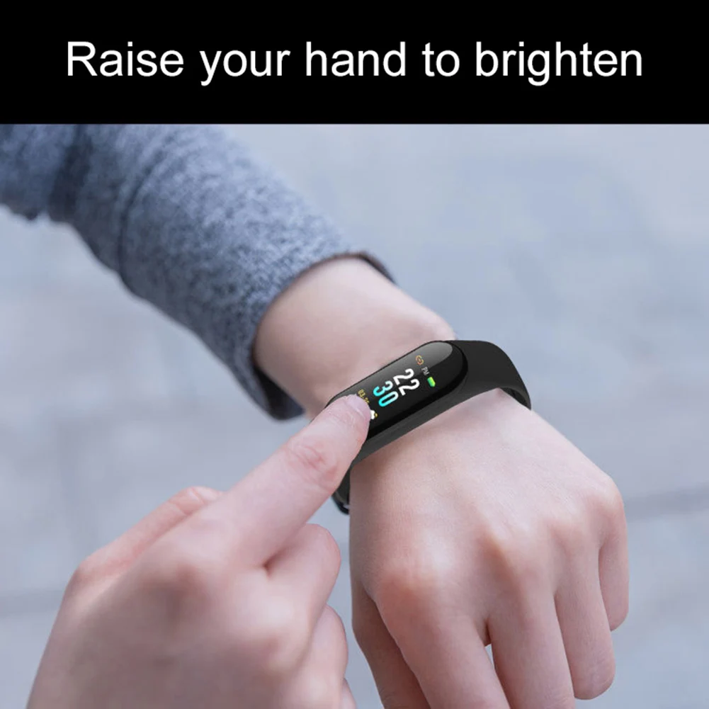 M30 multi-function smart bracelet step heart rate blood pressure IP67 waterproof black technology waterproof sports smart watch