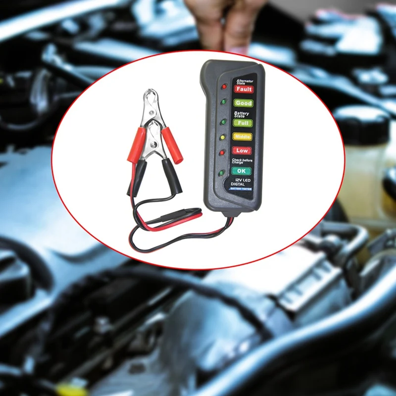 12V 16V 24V автомобиль Батарея Тестер автомобильный диагностический инструмент автомобильный Батарея Системы анализатор