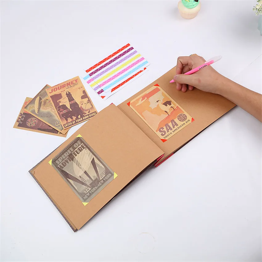 Наша книга приключений фотоальбом подарок DIY альбом ручной работы скрапбук фильм вверх путешествия скрапбук юбилей свадьбы