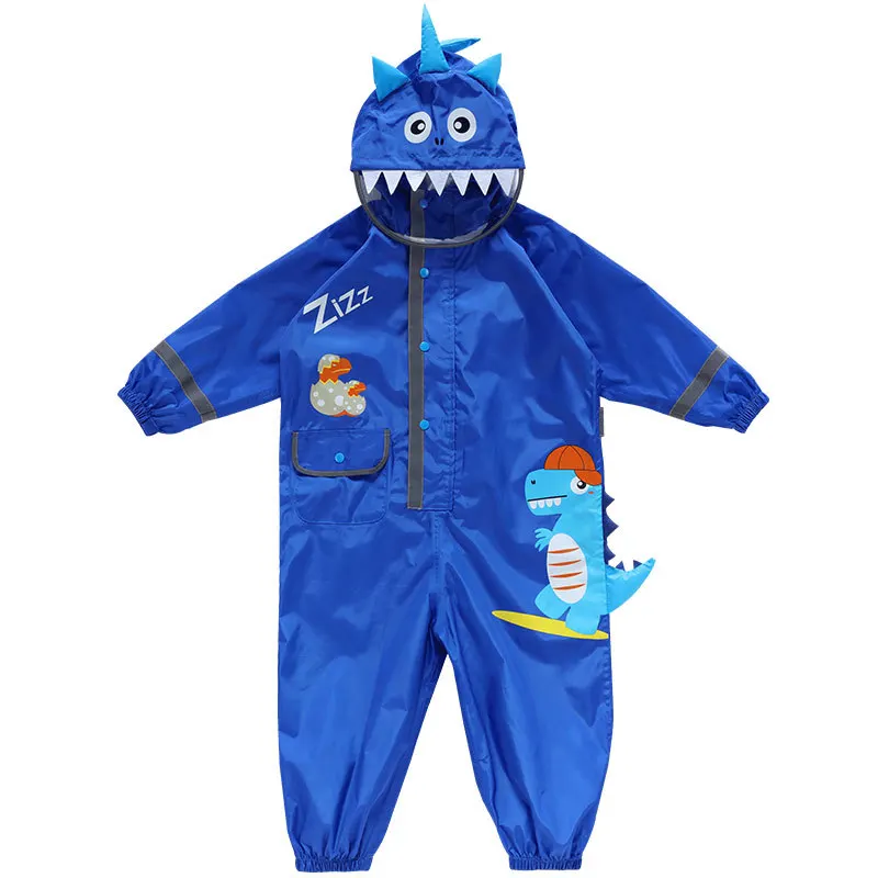 Cute Dinosaur Style Baby Jumpsuits Rain 
