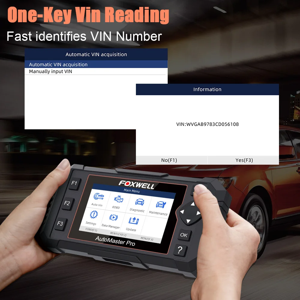 Устройство для считывания кодов FOXWELL NT614 Elite OBD2 устройство кодов|Инструменты