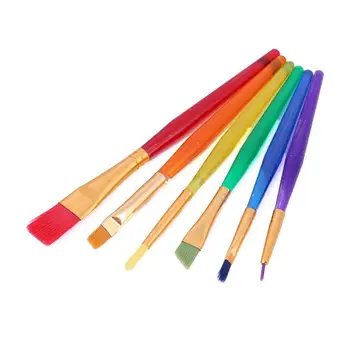 

Different Sizes Painting Brush Colorful Drawing Pens Kids Beginner Art Painting Tool Sets For Watercolor Oil Gouache Painting