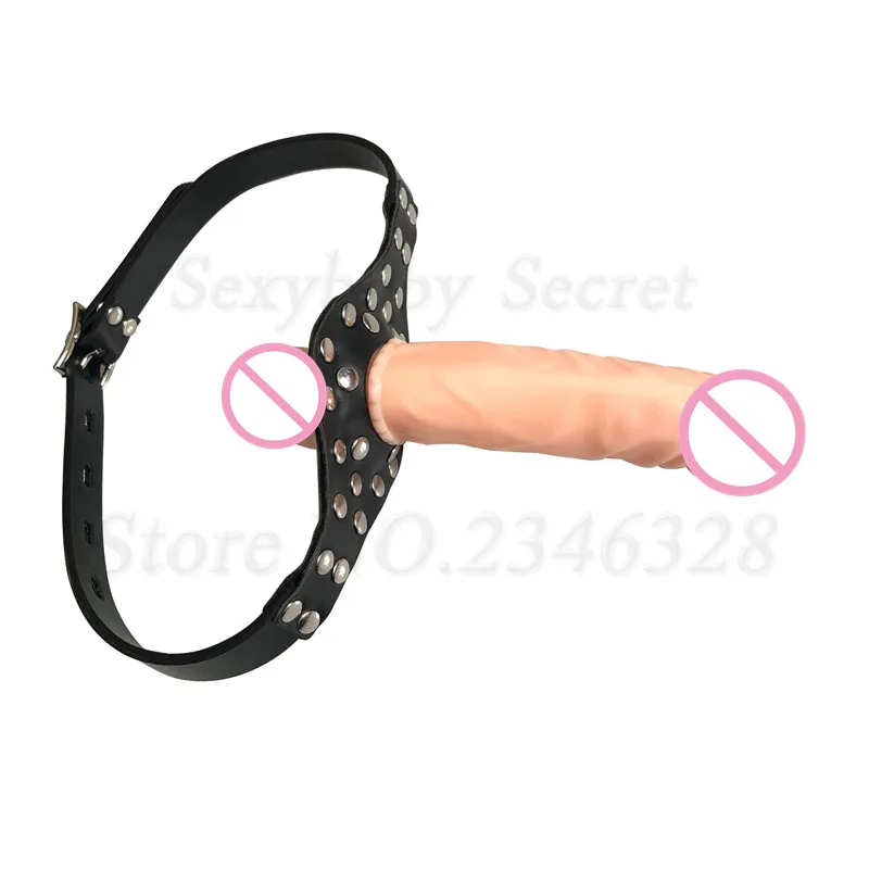 肉色双头阳具口塞3