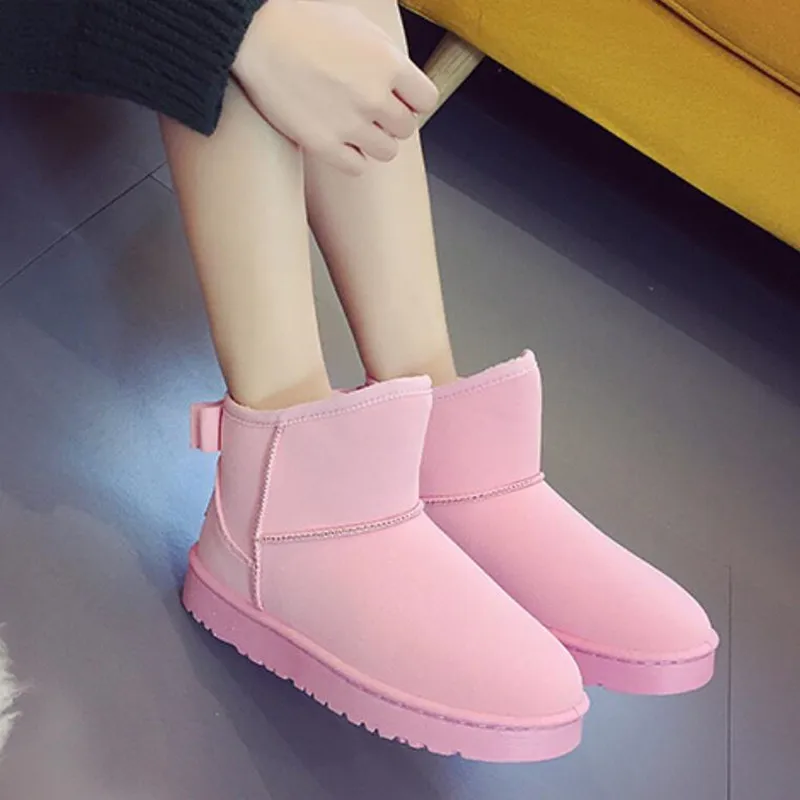 

Classic Australia Women Snow Boots Genuine Cowhide Leather Ankle Boots Warm Winter Boots Woman Shoes High Quality Botas Mujer W3