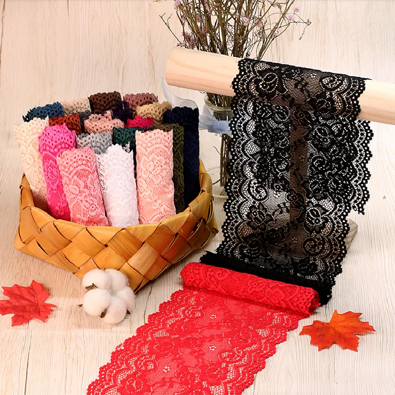 multicolor15cmwidthStretchlaceDIYHandmadeClothesAccessories