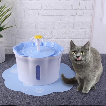 

New 2.6L Automatic Cat Fountain Pet Drinking Water Dispenser Electric LED Dog Drinking Fountain Cat Feeder Drink Filter USB Powe