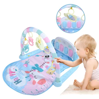 

Baby Musical Fitness Play Mat Piano Keyboard Gym Carpet Educational Toy for 0-18M Kids