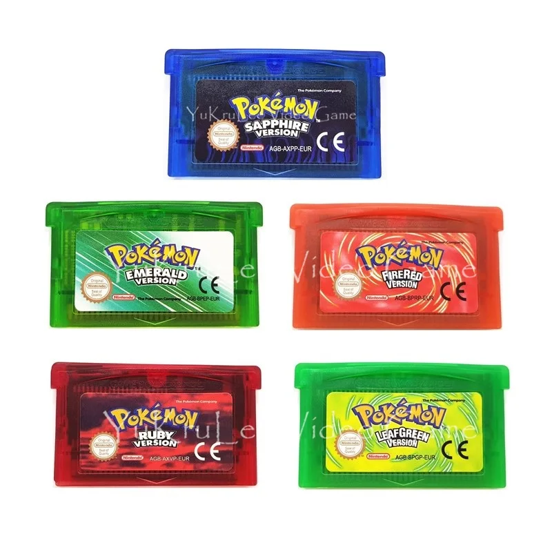 

PokeSeries 32 Bit Video Game Cartridge Concole Card for Nintendo GBA Series Consoles Muilt-Language