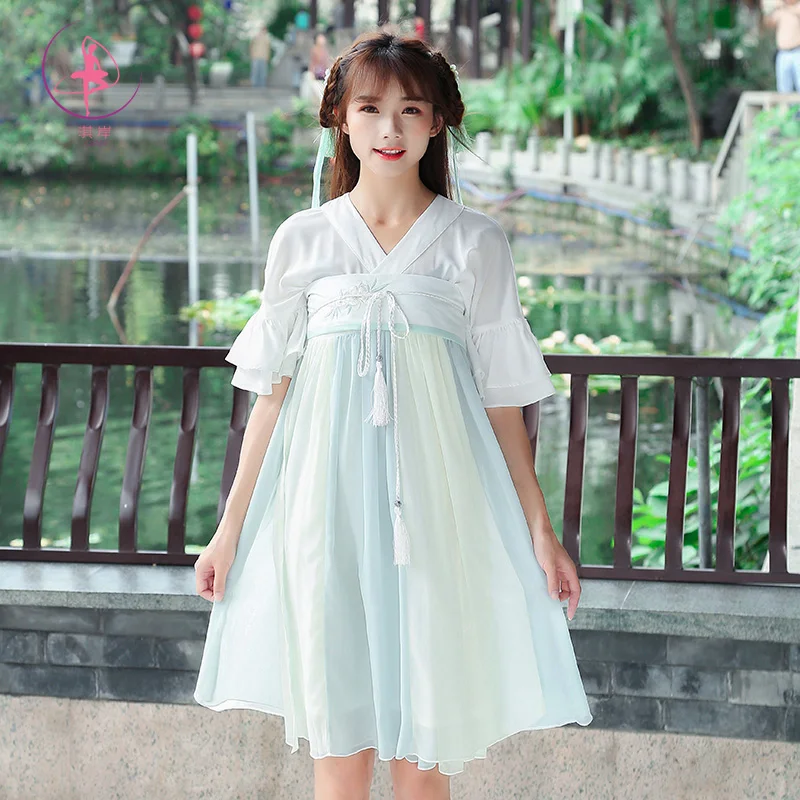 Женская реформенная одежда Hanfu для народного фестиваля костюм классических