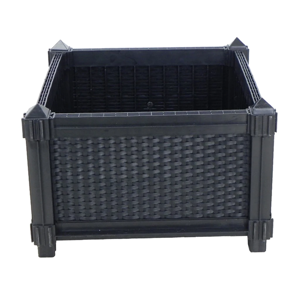 

Plastic Planter Boxes Plant Container Raised Garden Bed for Vegetables