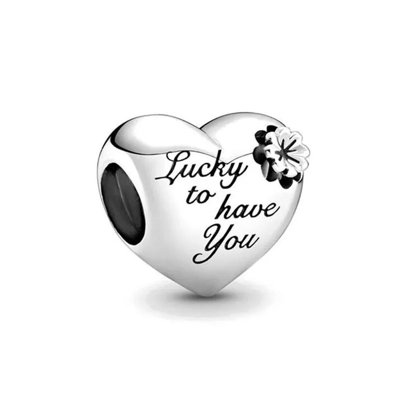 1 шт. 2021 Новый Серебряный Цвет повезло что у тебя мама/I Love You "сделай сам"